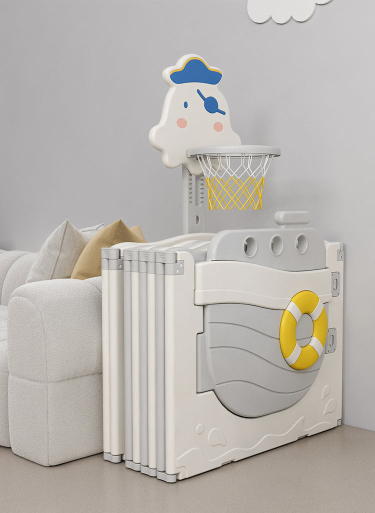 Lucellia® Inklapbare Grondbox Baby – XXL Speelbox met Dubbelzijdige Speelmat en Accesoires