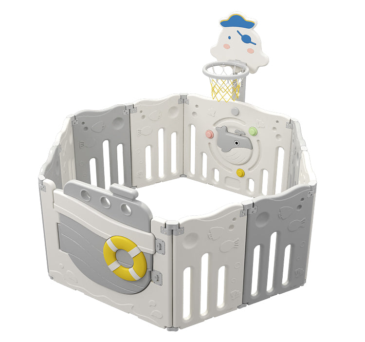 Lucellia® Inklapbare Grondbox Baby – XXL Speelbox met Dubbelzijdige Speelmat en Accesoires