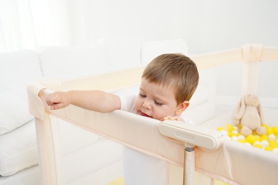 Lucellia® Inklapbare Grondbox Baby 130×130 cm – Met Speelmat & Ballen – Meerdere Kleuren