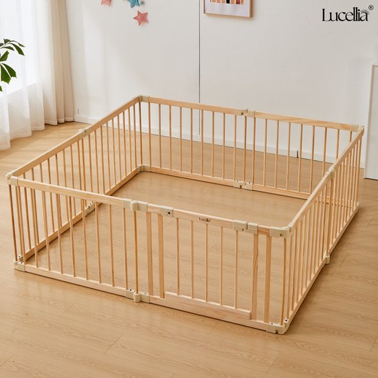 Lucellia® Prime Wood – Inklapbare Houten Babybox in meerdere maten & kleuren