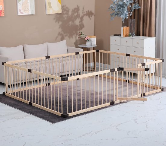 Lucellia® Houten Grondbox – Massieve Babybox – Meerdere Maten & Kleuren