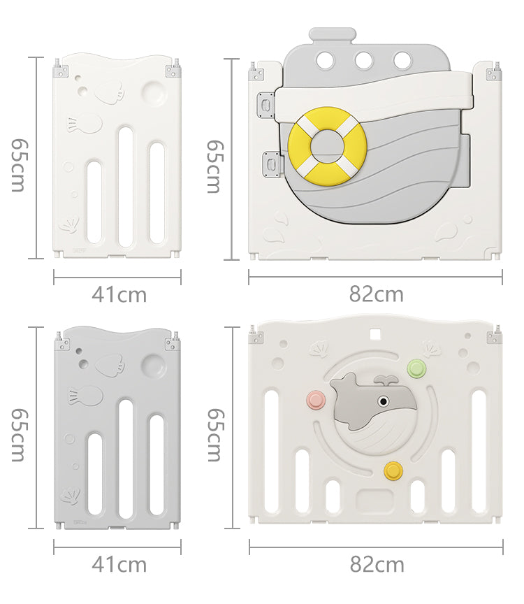Lucellia® Inklapbare Grondbox Baby – XXL Speelbox met Dubbelzijdige Speelmat en Accesoires